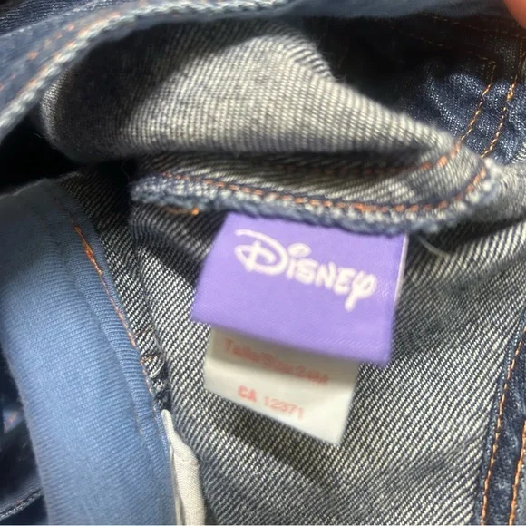 Vintage Disney Pooh Bear Denim Overalls Embroidered Camping Theme 24 months - Picture 2 of 8